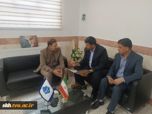 نشست ویژه ای رئیس دانشگاه ملی مهارت استان خراسان جنوبی، با مدیرکل دفتر برنامه بودجه،تحول اداری و بهره وری دانشگاه ملی مهارت جهت تامین اعتبار پروژه نمازخانه آموزشکده دختران بیرجند 3