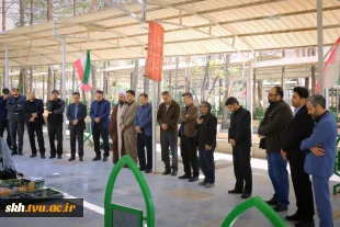 دلجویی و تکریم خانواده های معزز شهیدان رضا اورادی و حسین آخوندی با حضور رئیس دانشگاه واحد استان ، مدیرکل دفتر برنامه بودجه ،تحول اداری و بهره وری دانشگاه ملی مهارت  4