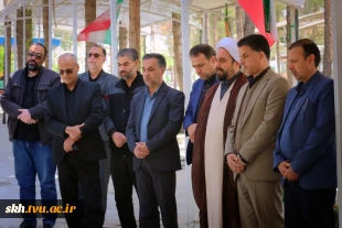 دلجویی و تکریم خانواده های معزز شهیدان رضا اورادی و حسین آخوندی با حضور رئیس دانشگاه واحد استان ، مدیرکل دفتر برنامه بودجه ،تحول اداری و بهره وری دانشگاه ملی مهارت  6
