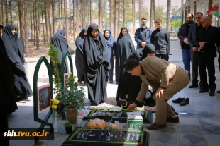 دلجویی و تکریم خانواده های معزز شهیدان رضا اورادی و حسین آخوندی با حضور رئیس دانشگاه واحد استان ، مدیرکل دفتر برنامه بودجه ،تحول اداری و بهره وری دانشگاه ملی مهارت  8