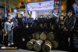 حضور پر شور و شعور همکاران به همراه خانواده ها و جمعی از دانشجویان دانشگاه ملی مهارت واحد استانی خراسان جنوبی در محفل سوگ اربعین قائد شهید امت (قدس سره) 2