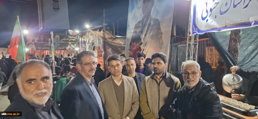 حضور ریاست عالی دانشگاه ملی مهارت کشور در محل موکب دانشگاه ملی مهارت واحد استانی خراسان جنوبی  2