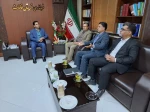 نشست مدیرکل دفتر برنامه بودجه، تحول اداری وبهره وری دانشگاه ملی مهارت، و رئیس دانشگاه ملی مهارت استان خراسان جنوبی  با  فرماندار قائنات 2