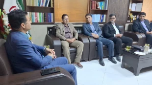 نشست مدیرکل دفتر برنامه بودجه، تحول اداری وبهره وری دانشگاه ملی مهارت، و رئیس دانشگاه ملی مهارت استان خراسان جنوبی  با  فرماندار قائنات 3