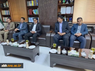 نشست مدیرکل دفتر برنامه بودجه، تحول اداری وبهره وری دانشگاه ملی مهارت، و رئیس دانشگاه ملی مهارت استان خراسان جنوبی  با  فرماندار قائنات 4