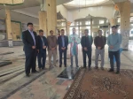حضور مدیرکل دفتر برنامه بودجه، تحول اداری وبهره وری دانشگاه ملی مهارت و رئیس دانشگاه ملی مهارت استان خراسان جنوبی، در گلزار شهدای شهرستان فردوس 2