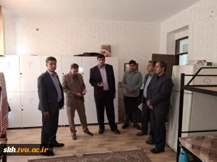 بازدید مدیرکل دفتر برنامه بودجه، تحول اداری وبهره وری  دانشگاه ملی مهارت و رئیس دانشگاه ملی مهارت استان خراسان جنوبی، از آموزشکده ملی مهارت پسران فردوس  5