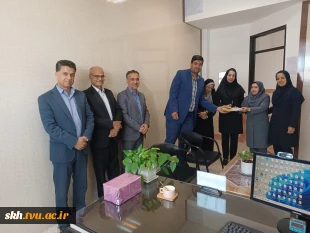 دیدار ئیس دانشگاه ملی مهارت استان خراسان جنوبی از اداره نظارت و ارزیابی واحد استان  7