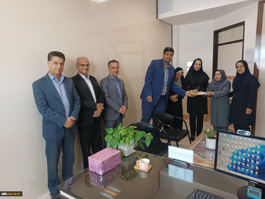 دیدار ئیس دانشگاه ملی مهارت استان خراسان جنوبی از اداره نظارت و ارزیابی واحد استان  7