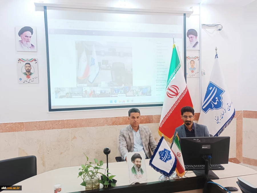 حضور  رئیس دانشگاه ملی مهارت استان خراسان جنوبی  بصورت بر خط در جشنواره سرآمدی آموزش  3