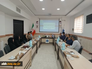 حضور رئیس دانشگاه ملی مهارت استان خراسان جنوبی در جلسه بررسی شاخص های بارگذاری و صحت سنجی سامانه جامع اعضای هیأت علمی دانشگاه ملی مهارت ( جامی )  3