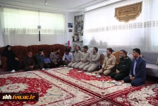 دیدار رئیس دانشگاه ملی مهارت استان خراسان جنوبی با خانواده شهید سرافراز مهدی زیبا  3