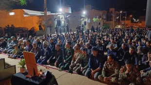 حضور همکاران دانشگاه ملی مهارت خراسان جنوبی در مراسم اولین سالگرد شهید مهدی زیبا 2