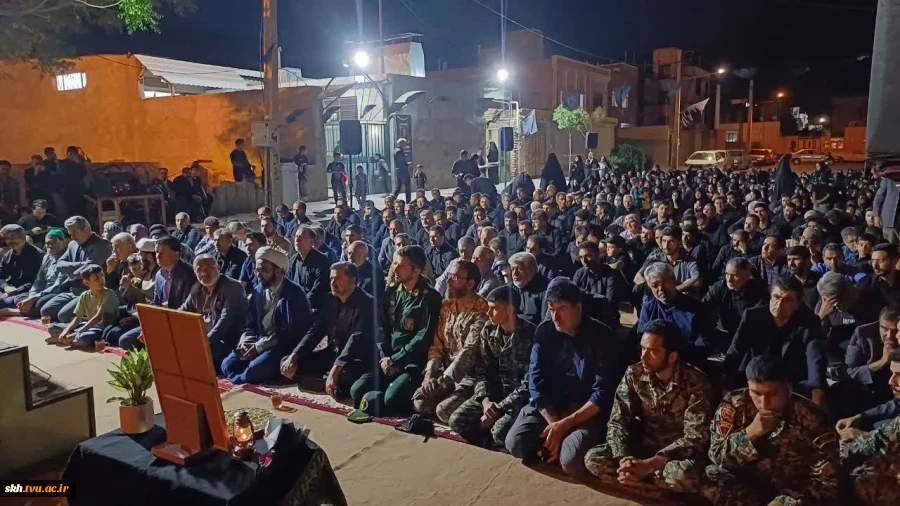 حضور همکاران دانشگاه ملی مهارت خراسان جنوبی در مراسم اولین سالگرد شهید مهدی زیبا 2