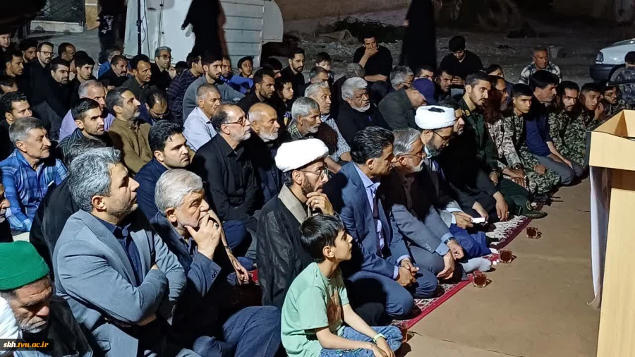حضور همکاران دانشگاه ملی مهارت خراسان جنوبی در مراسم اولین سالگرد شهید مهدی زیبا 3