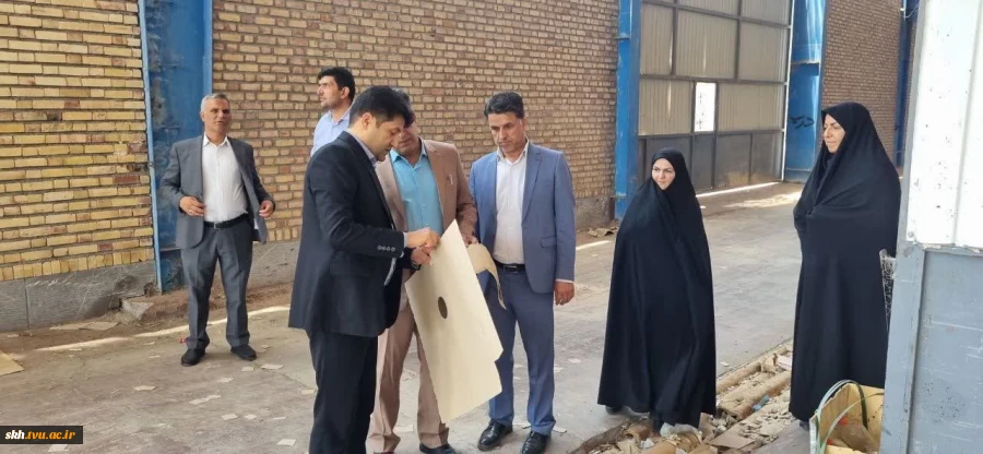 بازدید از کارخانه تولید کارتن و مقوای سلولزی (وابسته به مجموعه کاشی فرزاد بیرجند)  8