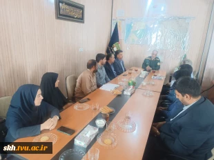 دیدار رئیس دانشگاه ملی مهارت واحد استانی خراسان جنوبی با مدیرکل محترم بنیاد حفظ آثار و نشر ارزش های دفاع مقدس استان خراسان جنوبی 6
