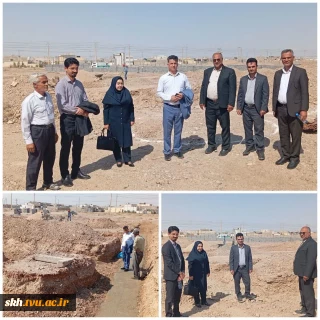 بازدید رئیس دانشگاه ملی مهارت استان خراسان جنوبی از عملیات احداث پروژه سلف سرویس دانشجویی دانشگاه ملی مهارت طبس